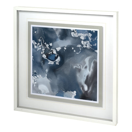 Monsoon I by Mercana Studio a Hand Embellished Textured Framed Art Print Matted under Glass by Mercana at Eve Furniture