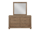 Montana 4-Piece King Set, Sand(King Bed, Nightstand, Dresser and Mirror)