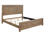 Montana 4-Piece King Set, Sand(King Bed, Nightstand, Dresser and Mirror)