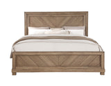 Montana 4-Piece King Set, Sand(King Bed, Nightstand, Dresser and Mirror)