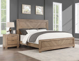 Montana 4-Piece King Set, Sand(King Bed, Nightstand, Dresser and Mirror)