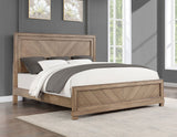 Montana 4-Piece King Set, Sand(King Bed, Nightstand, Dresser and Mirror)