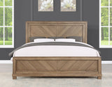 Montana 4-Piece King Set, Sand(King Bed, Nightstand, Dresser and Mirror)