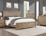 Montana 4-Piece King Set, Sand(King Bed, Nightstand, Dresser and Mirror)