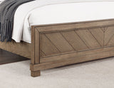 Montana 4-Piece King Set, Sand(King Bed, Nightstand, Dresser and Mirror)