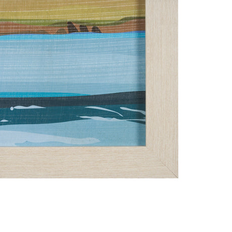 Montana Go USA (L) by Mercana Studio a Hand Embellished Decograph Framed Art Print by Mercana at Eve Furniture