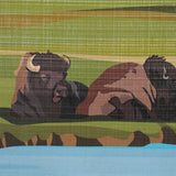 Montana Go USA (L) by Mercana Studio a Hand Embellished Decograph Framed Art Print by Mercana at Eve Furniture