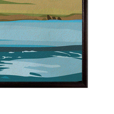 Montana Go USA (SM) by Mercana Studio a Hand Embellished Decograph Framed Art Print by Mercana at Eve Furniture