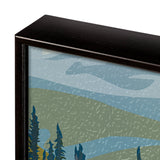 Montana Go USA (SM) by Mercana Studio a Hand Embellished Decograph Framed Art Print by Mercana at Eve Furniture