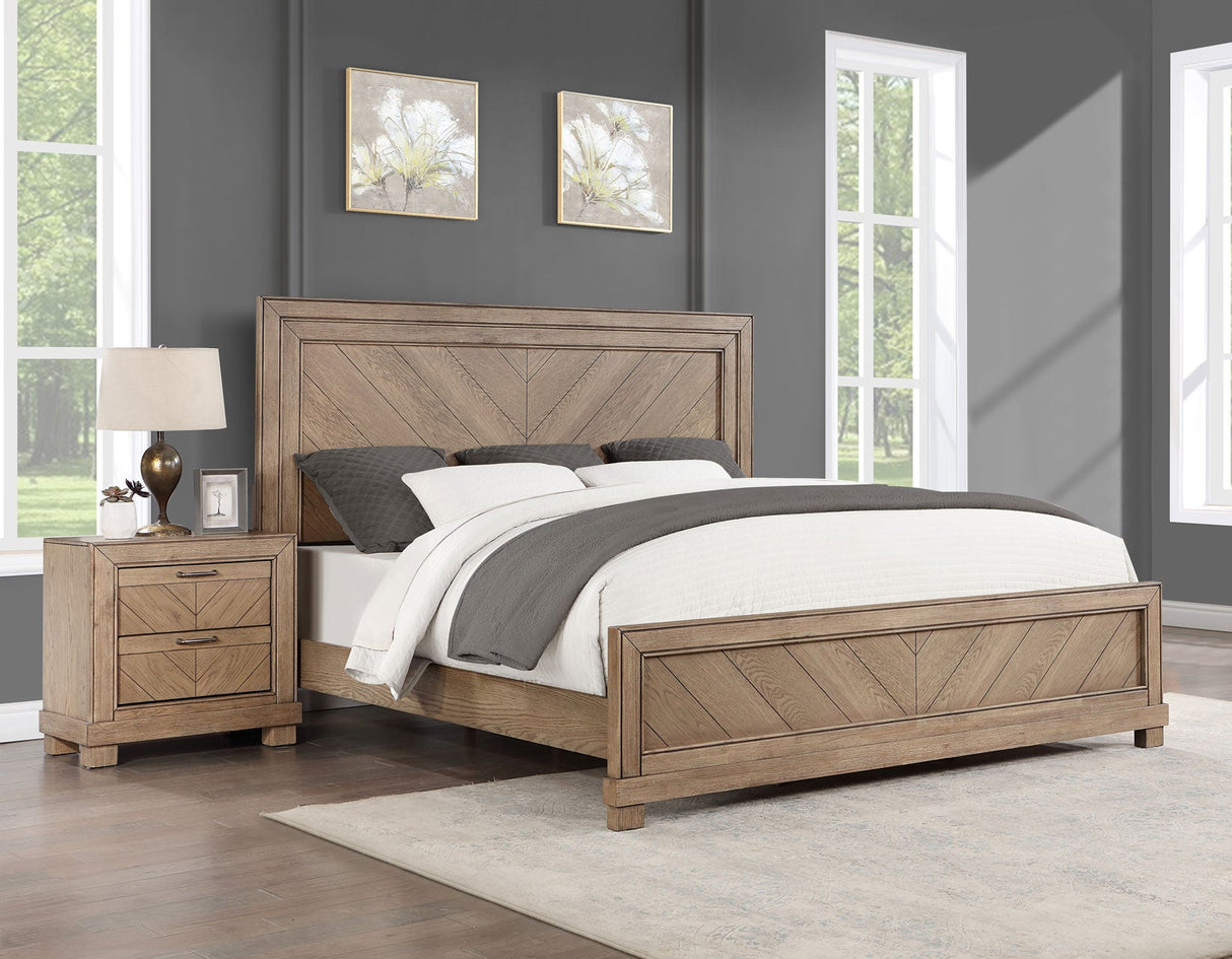 Montana King Bed, Sand