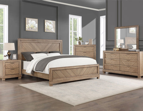 Montana King Bed, Sand