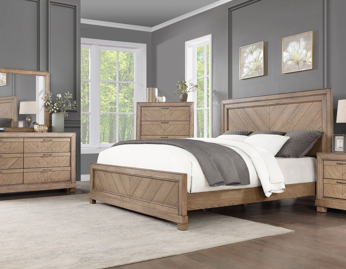 Montana King Bed, Sand