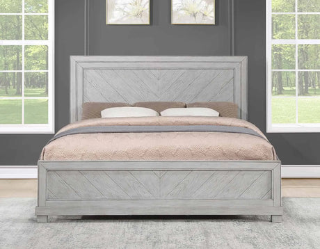 Montana Matte Gray Bedroom Set by Steve Silver at Eve Furniture