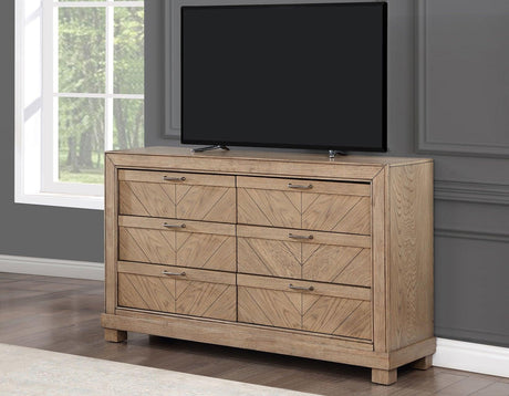 Montana Sand 4-Piece King Bedroom Set by Steve Silver at Eve Furniture
