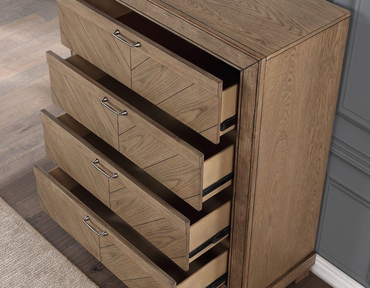 Montana Sand 4-Piece King Bedroom Set by Steve Silver at Eve Furniture