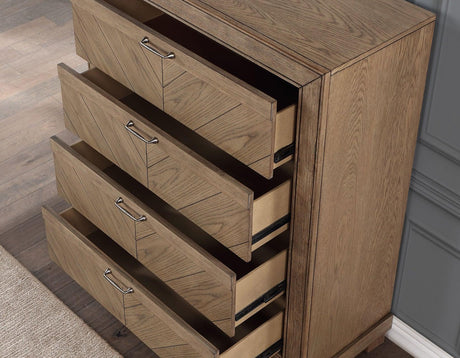 Montana Sand 4-Piece King Bedroom Set by Steve Silver at Eve Furniture