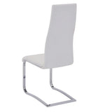 Montclair Black/Chrome High Back Dining Chairs, Set of 4 by Coaster at Eve Furniture