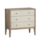 Montclair Brown/Cream Three-Drawer Chest by Crestview at Eve Furniture
