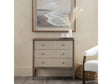 Montclair Brown/Cream Three-Drawer Chest by Crestview at Eve Furniture