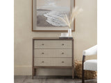 Montclair Brown/Cream Three-Drawer Chest by Crestview at Eve Furniture