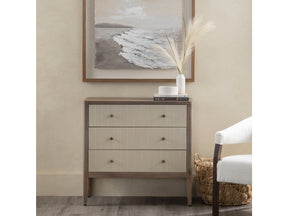 Montclair Brown/Cream Three-Drawer Chest by Crestview at Eve Furniture