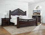 Monte Carlo Cherry Poster Bedroom Set by Steve Silver at Eve Furniture