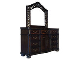Monte Carlo Cherry Poster Bedroom Set by Steve Silver at Eve Furniture