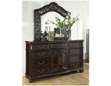 Monte Carlo Cherry Poster Bedroom Set by Steve Silver at Eve Furniture