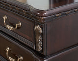 Monte Carlo Cherry Poster Bedroom Set by Steve Silver at Eve Furniture