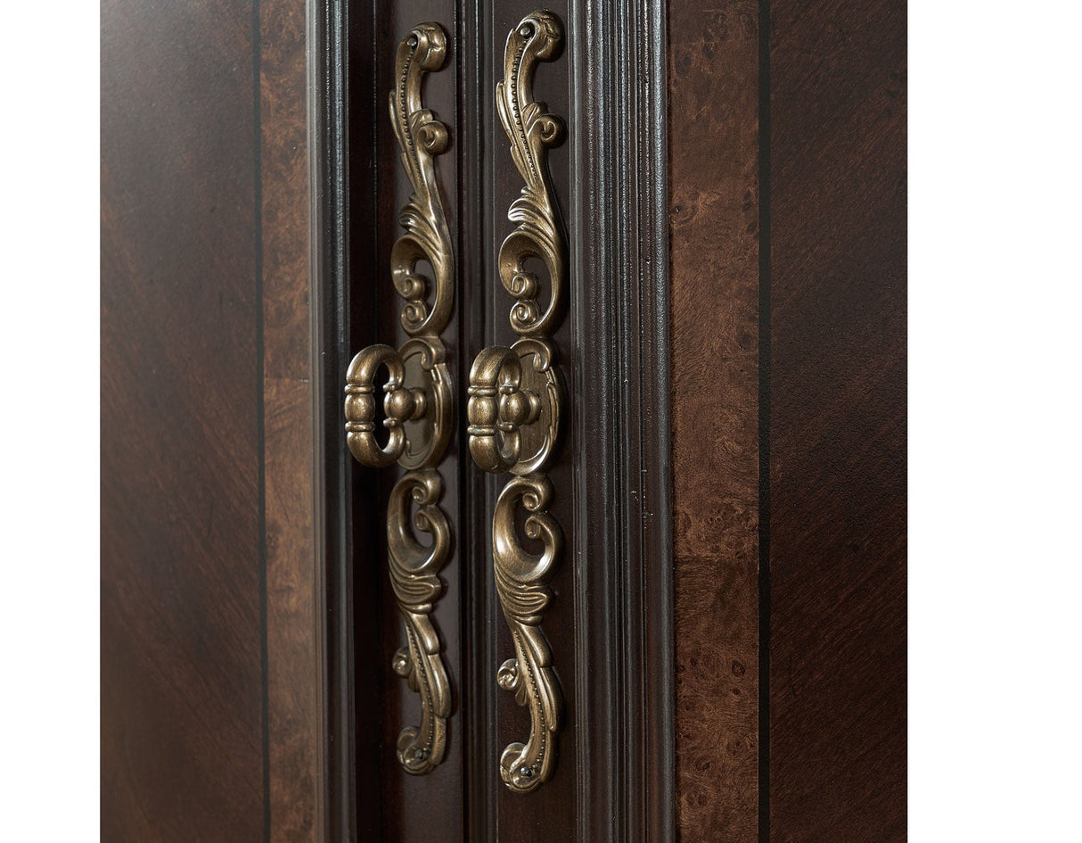 Monte Carlo Cocoa Brown Dresser with Mirror by Steve Silver at Eve Furniture