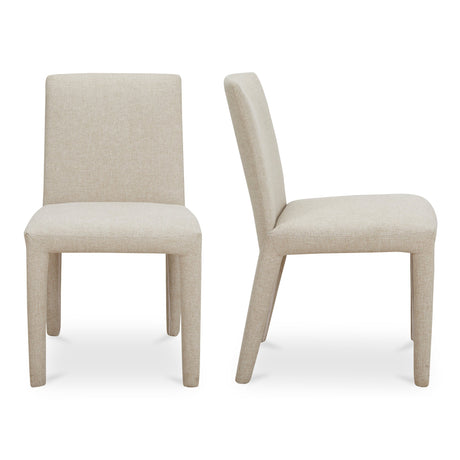 Monte Dining Chair Beige (Set of 2) by MOES at Eve Furniture