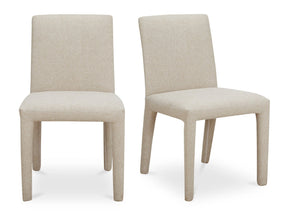 Monte Dining Chair Beige (Set of 2) by MOES at Eve Furniture