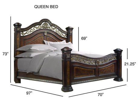 Monte Carlo Queen Bed by Steve Silver at Eve Furniture
