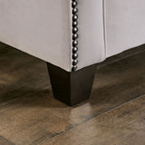 Montecelio Light Gray/Navy Sofa & Loveseat by Furniture of America at Eve Furniture