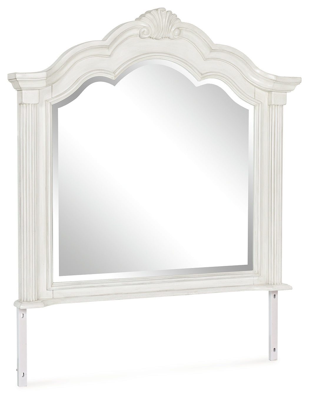 Montelaine Antique White Bedroom Mirror