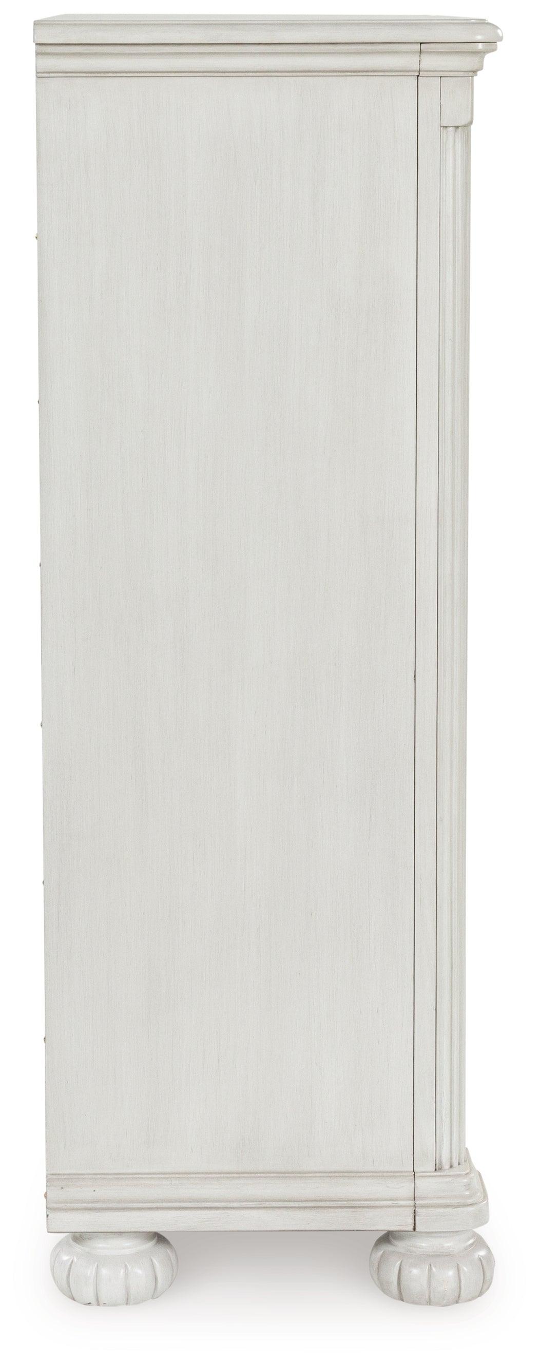 Montelaine Antique White Chest of Drawers by Ashley at Eve Furniture