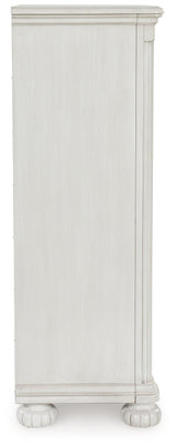 Montelaine Antique White Chest of Drawers by Ashley at Eve Furniture