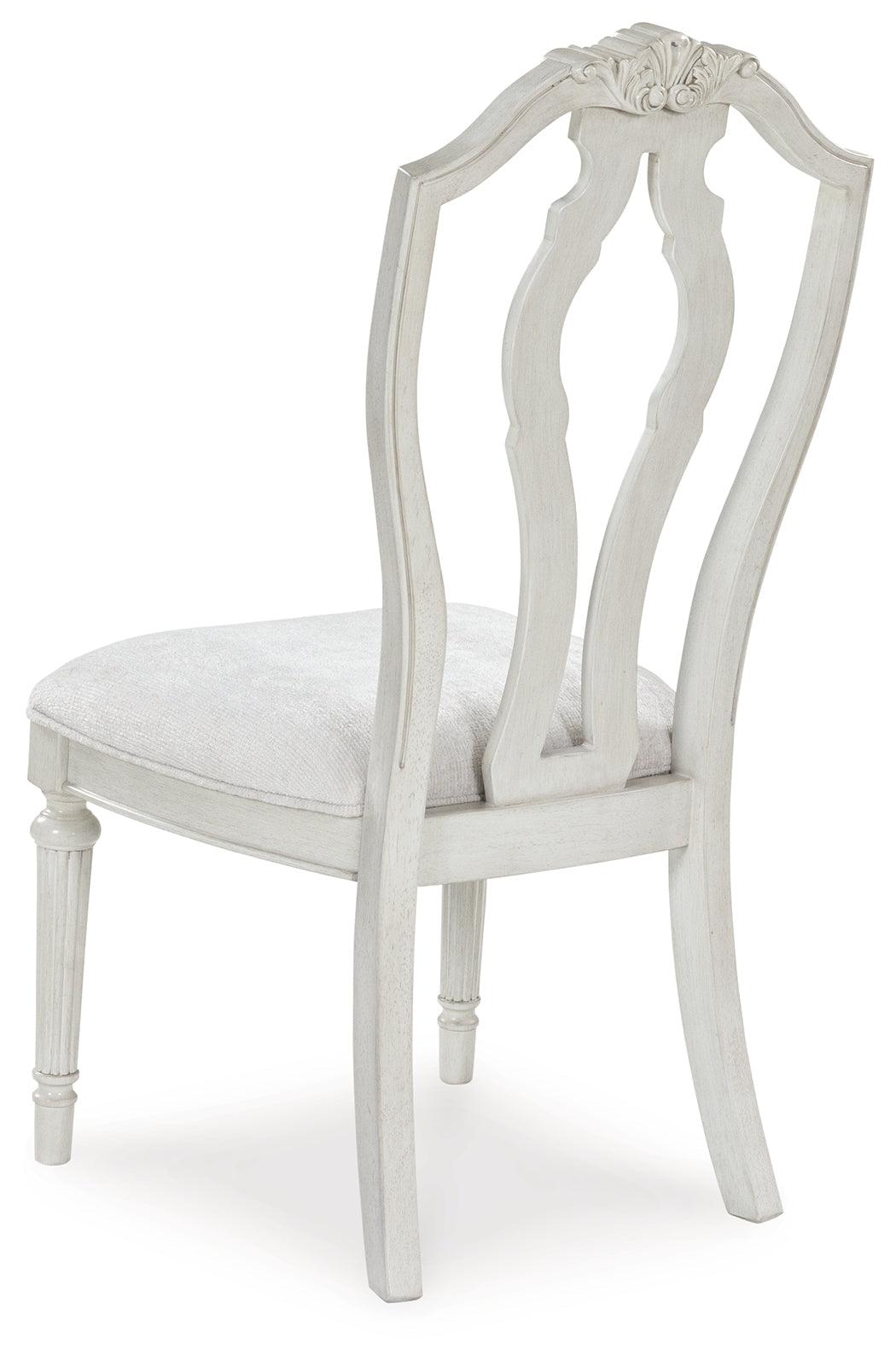 Montelaine Antique White Dining Chair, Set of 2 by Ashley at Eve Furniture