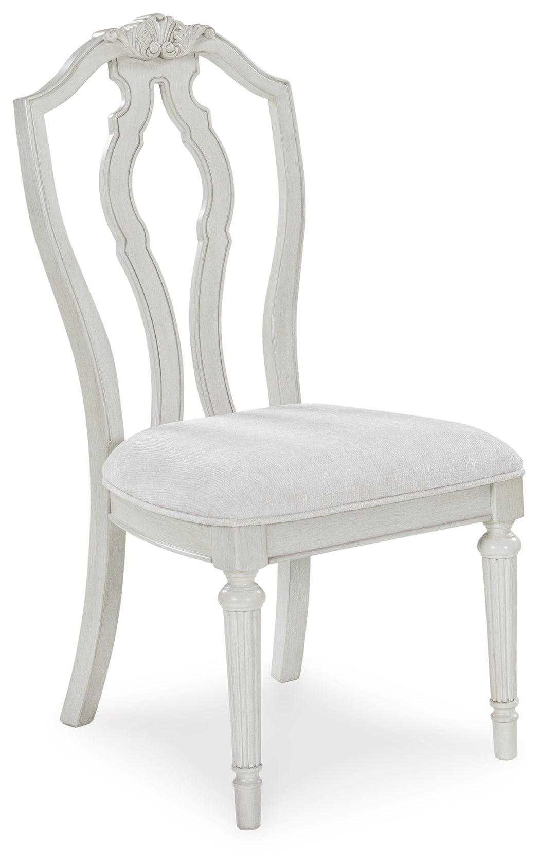 Montelaine Antique White Dining Chair, Set of 2 by Ashley at Eve Furniture