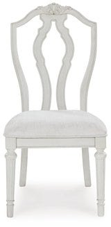 Montelaine Antique White Dining Chair, Set of 2 by Ashley at Eve Furniture