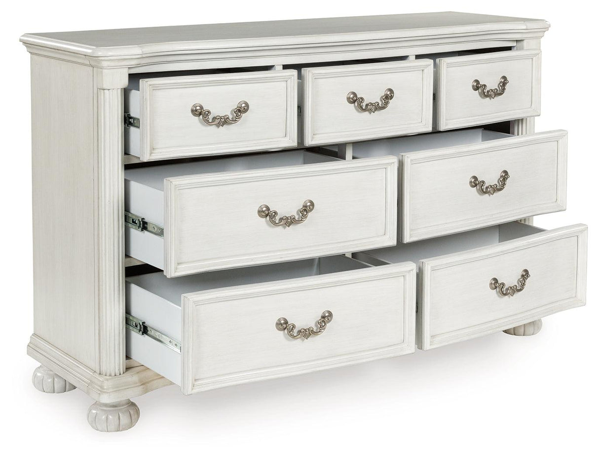 Montelaine Antique White Dresser by Ashley at Eve Furniture