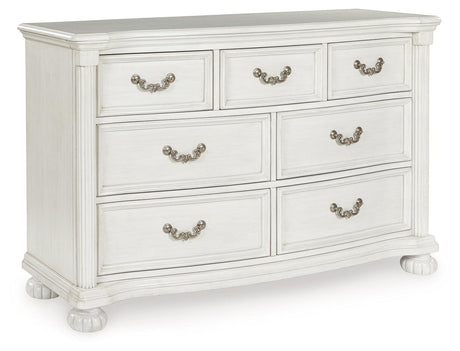 Montelaine Antique White Dresser by Ashley at Eve Furniture