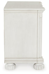 Montelaine Antique White Nightstand by Ashley at Eve Furniture
