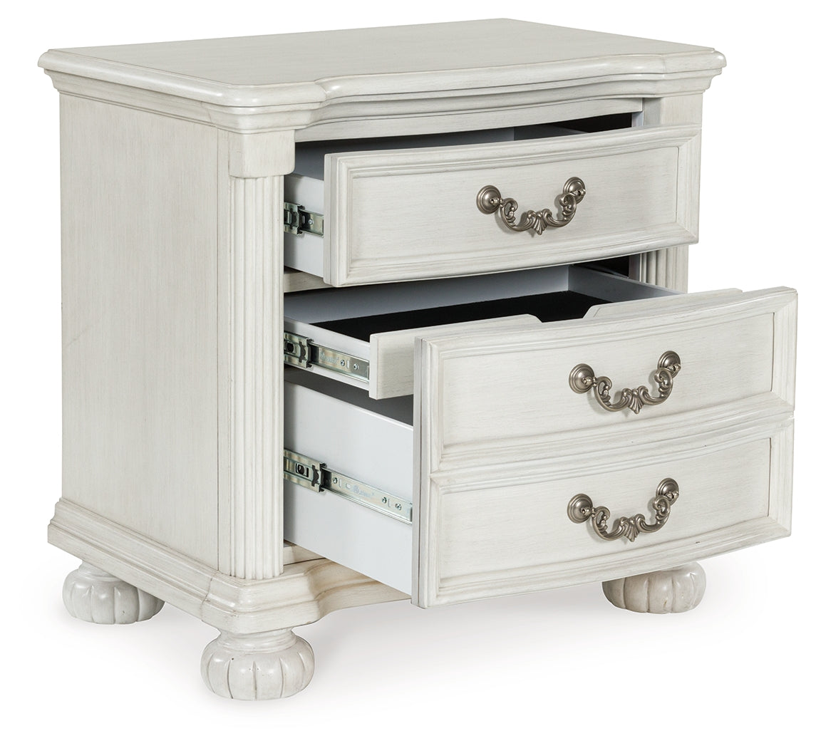 Montelaine Antique White Nightstand