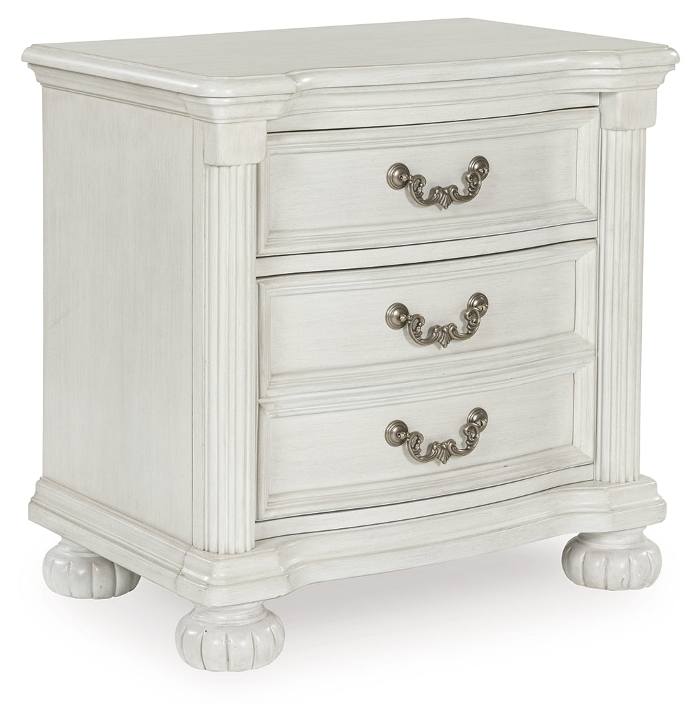 Montelaine Antique White Nightstand