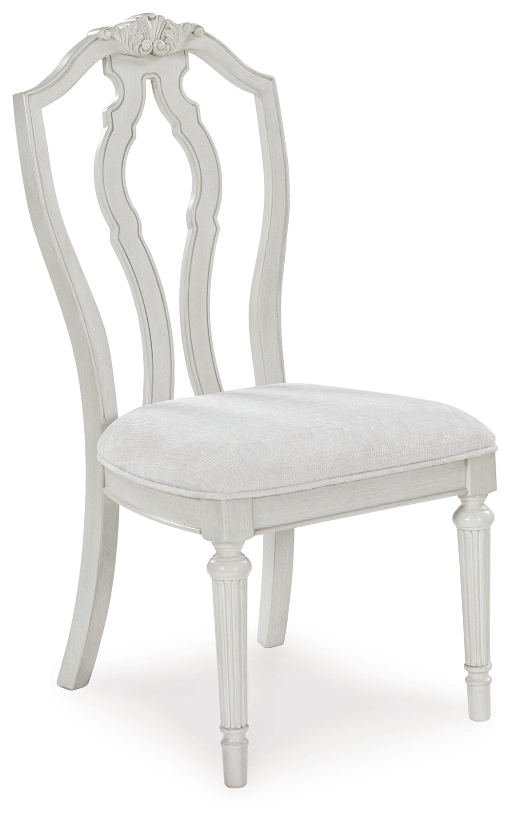 Montelaine Antiqued White Extendable Dining Room Set by Ashley at Eve Furniture