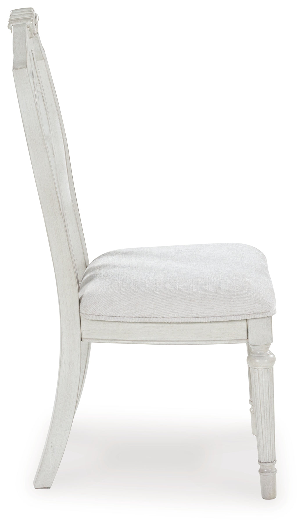 Montelaine Antiqued White Extendable Dining Room Set by Ashley at Eve Furniture