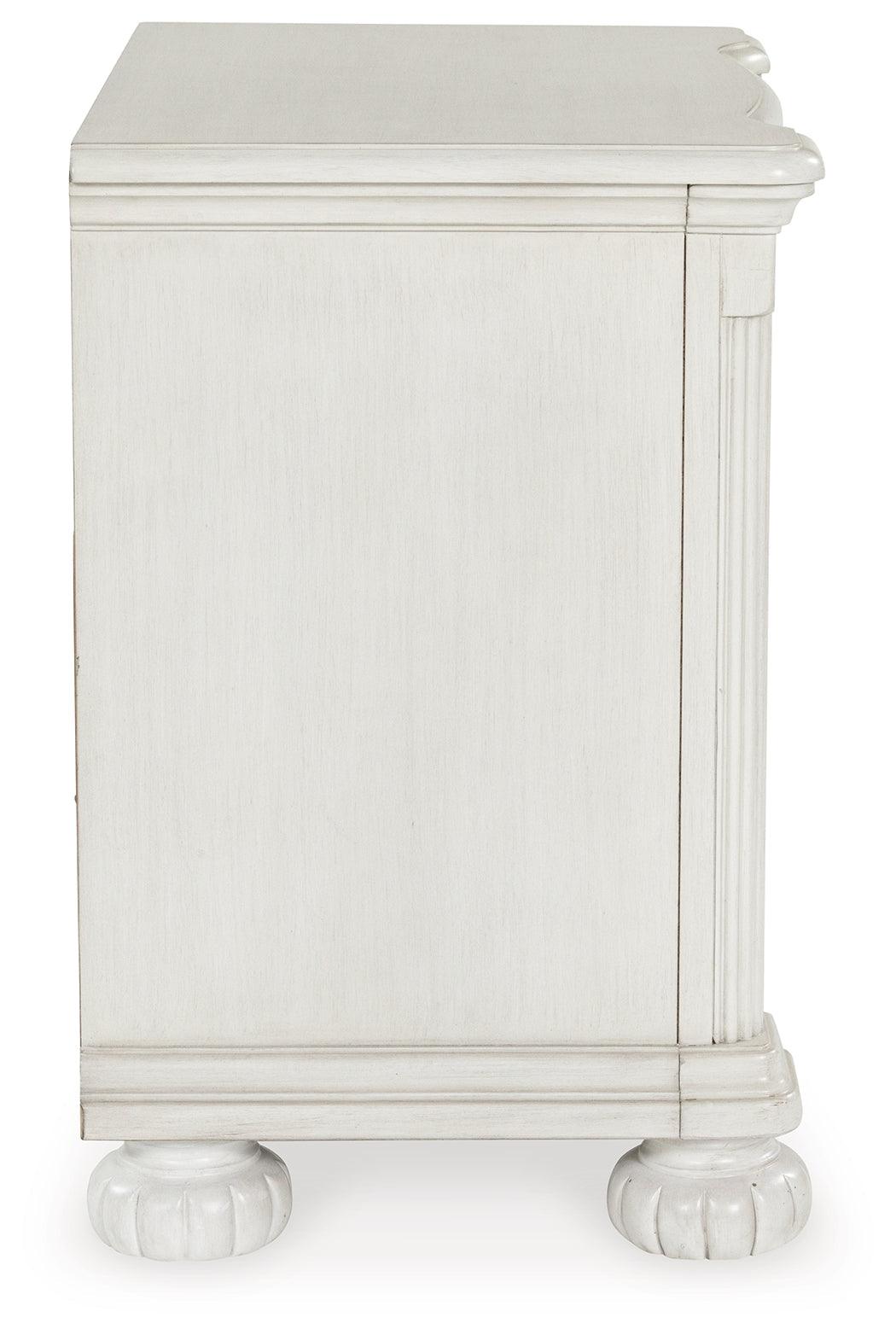 Montelaine Antique White Nightstand by Ashley at Eve Furniture