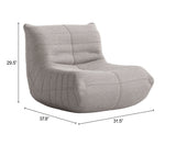 Monterey Accent Chair Brown by Zuomod at Eve Furniture