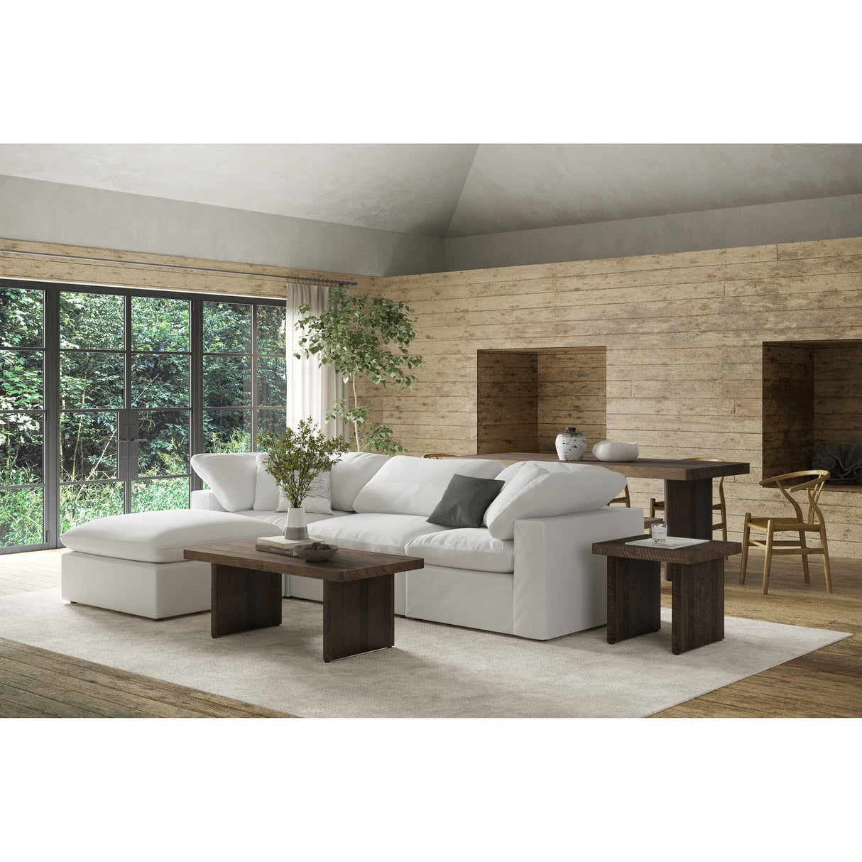 Monterey Aged Brown Coffee Table by Moe's Home at Eve Furniture